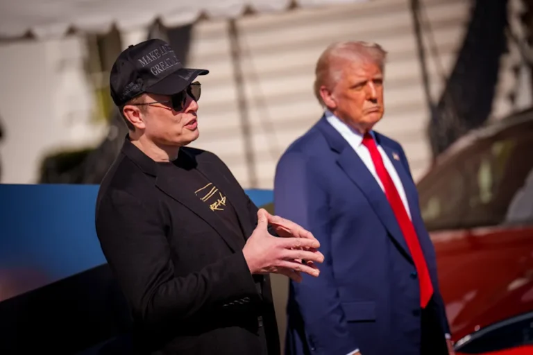 elonmusk and Donald Trump